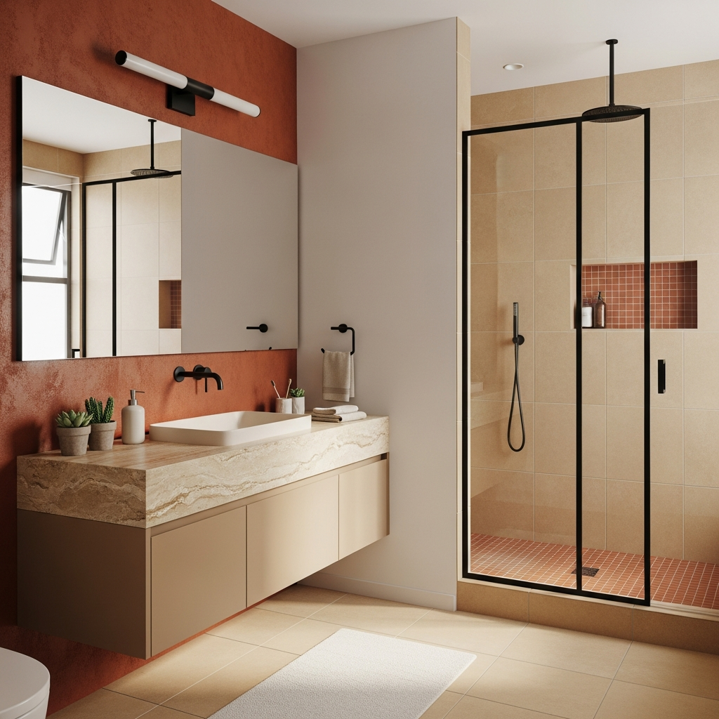 Luxury Bathroom - Left