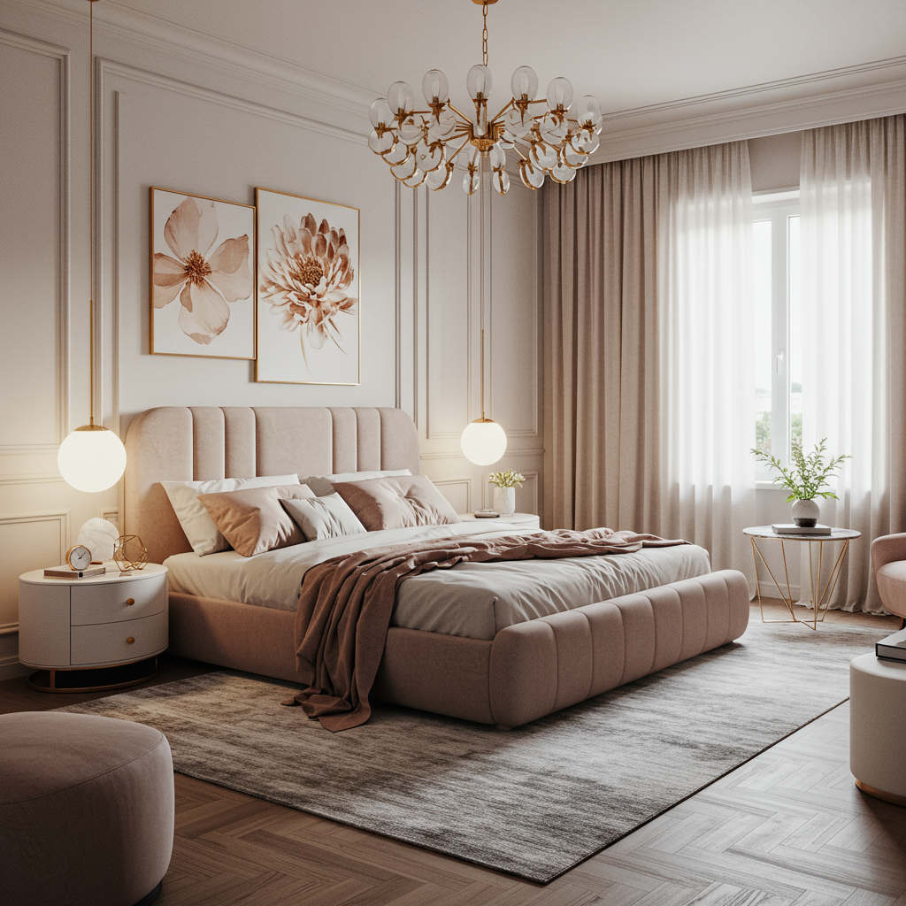 Scandinavian Bedroom - Back