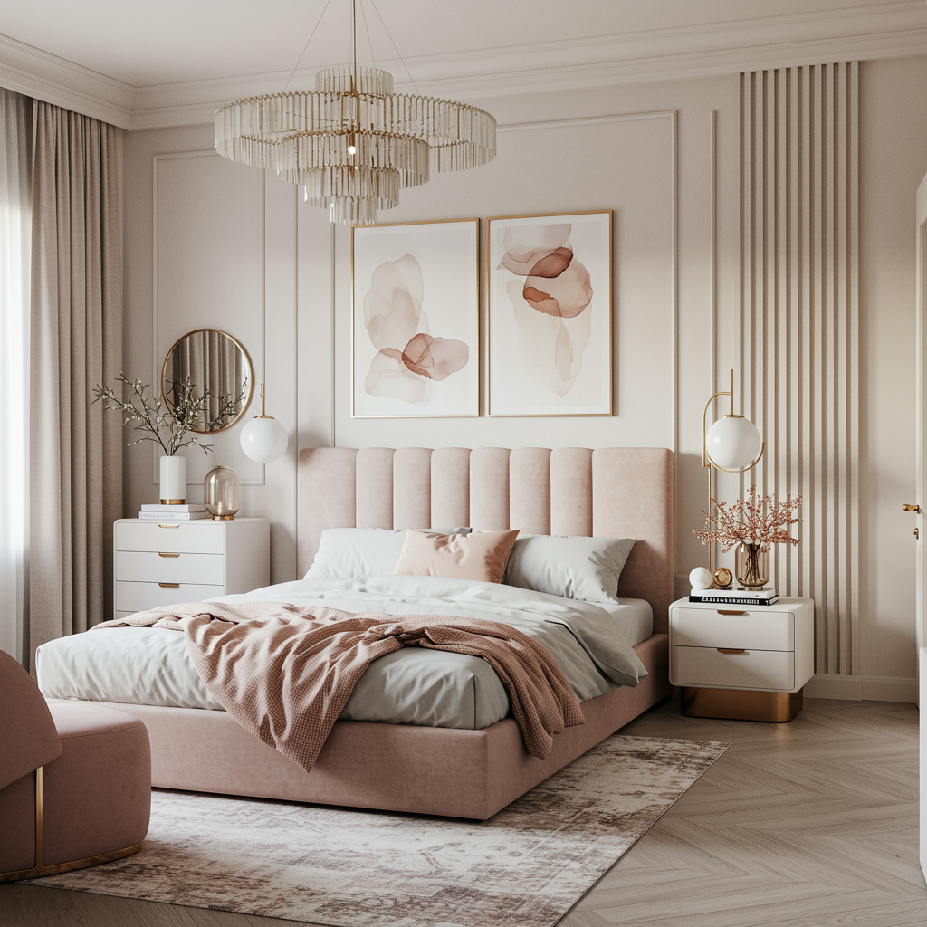 Scandinavian Bedroom - Front