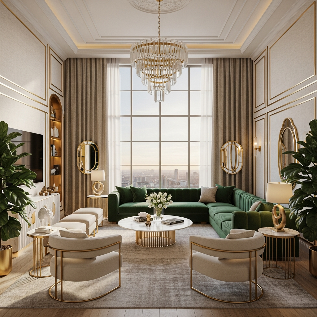 Luxury Living Room - Back