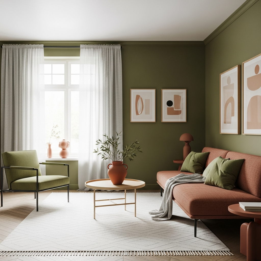 Modern Living Room - Front