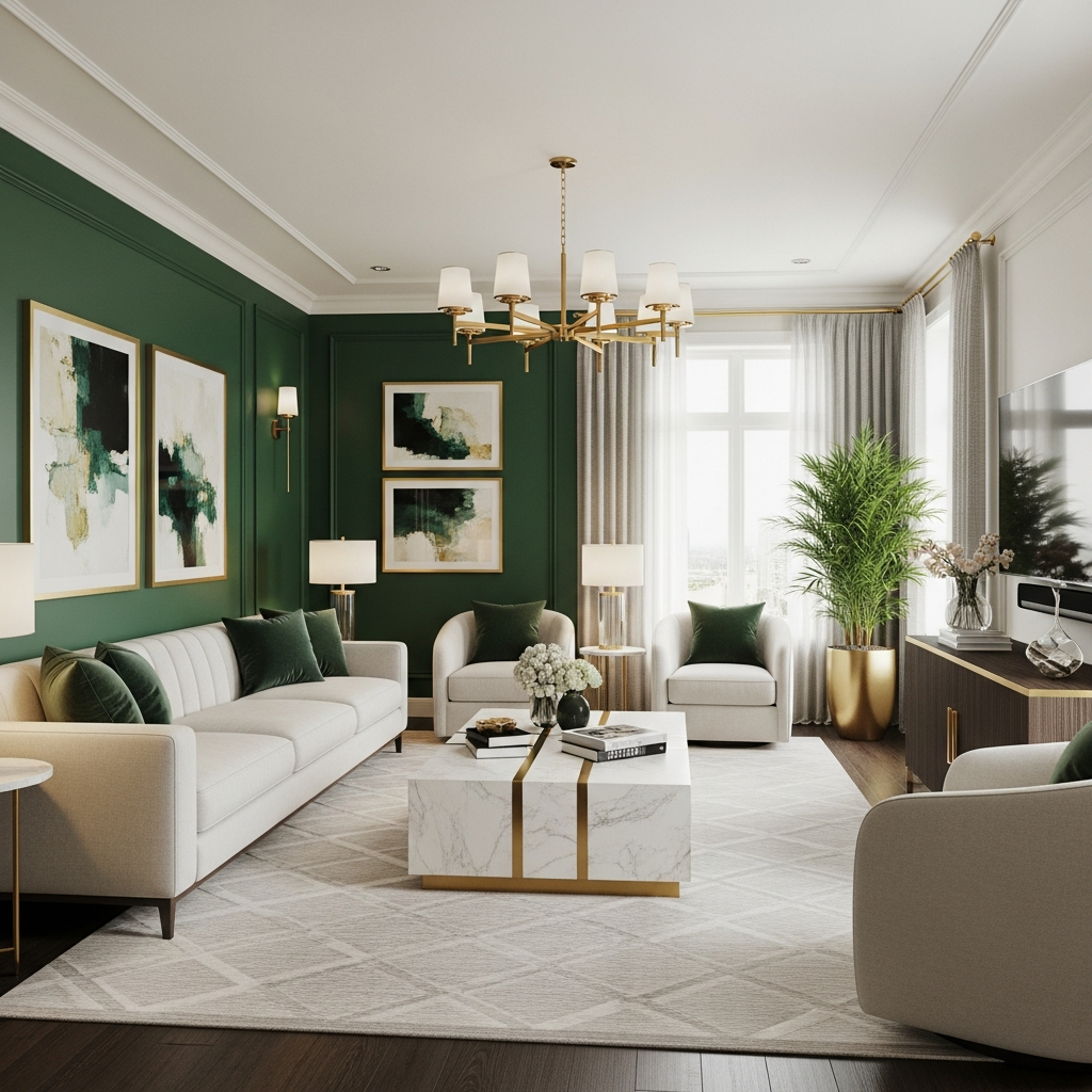 Luxury Living Room - Front