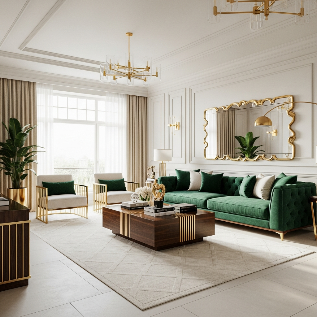 Luxury Living Room - Left