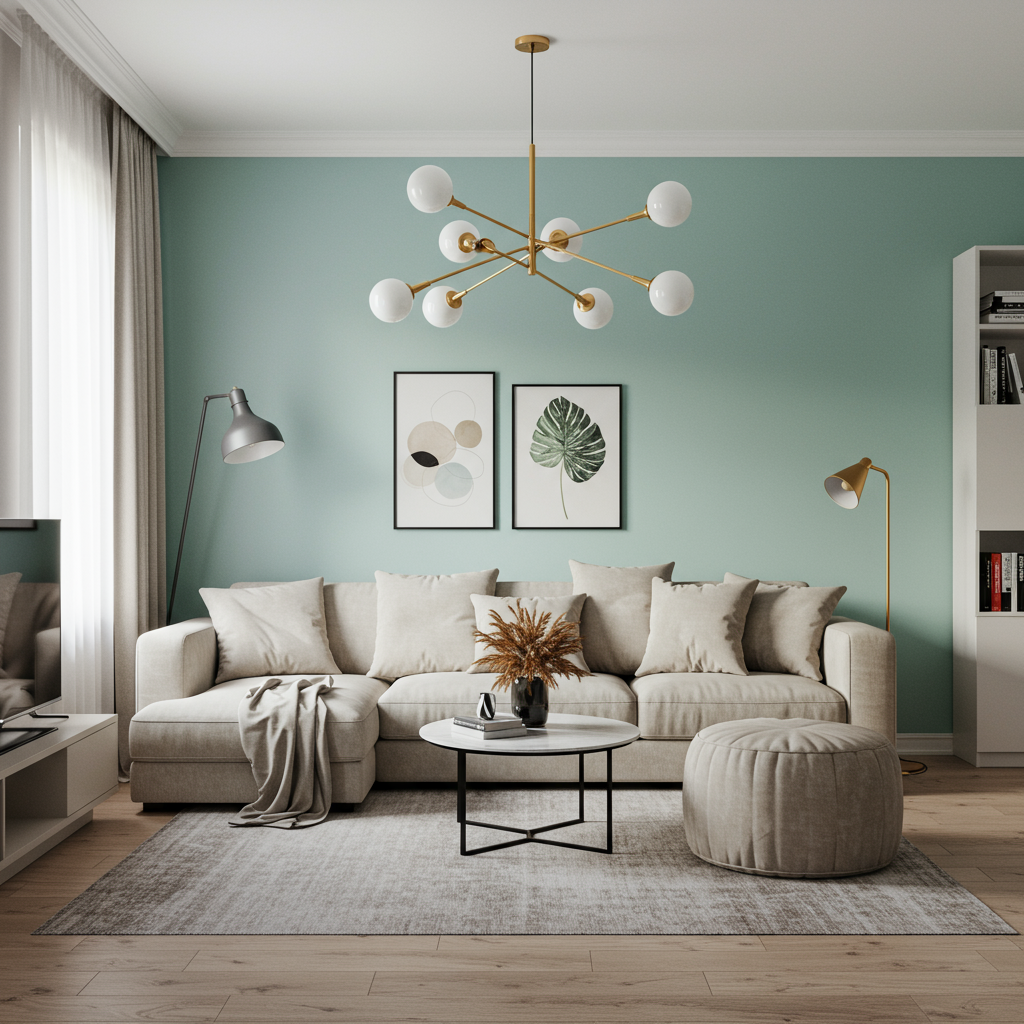 Modern Living Room - Back