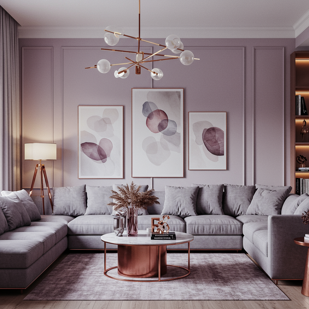 Modern Living Room - Left