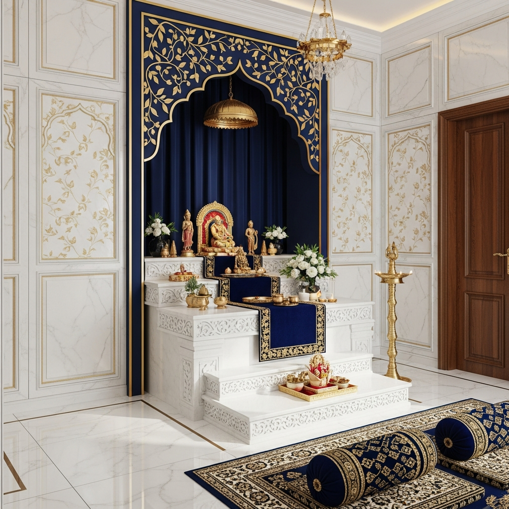 Traditional Pooja Room - Left