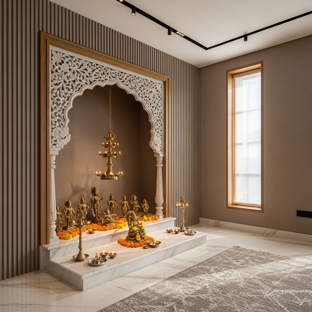 Luxury Pooja Room - Right